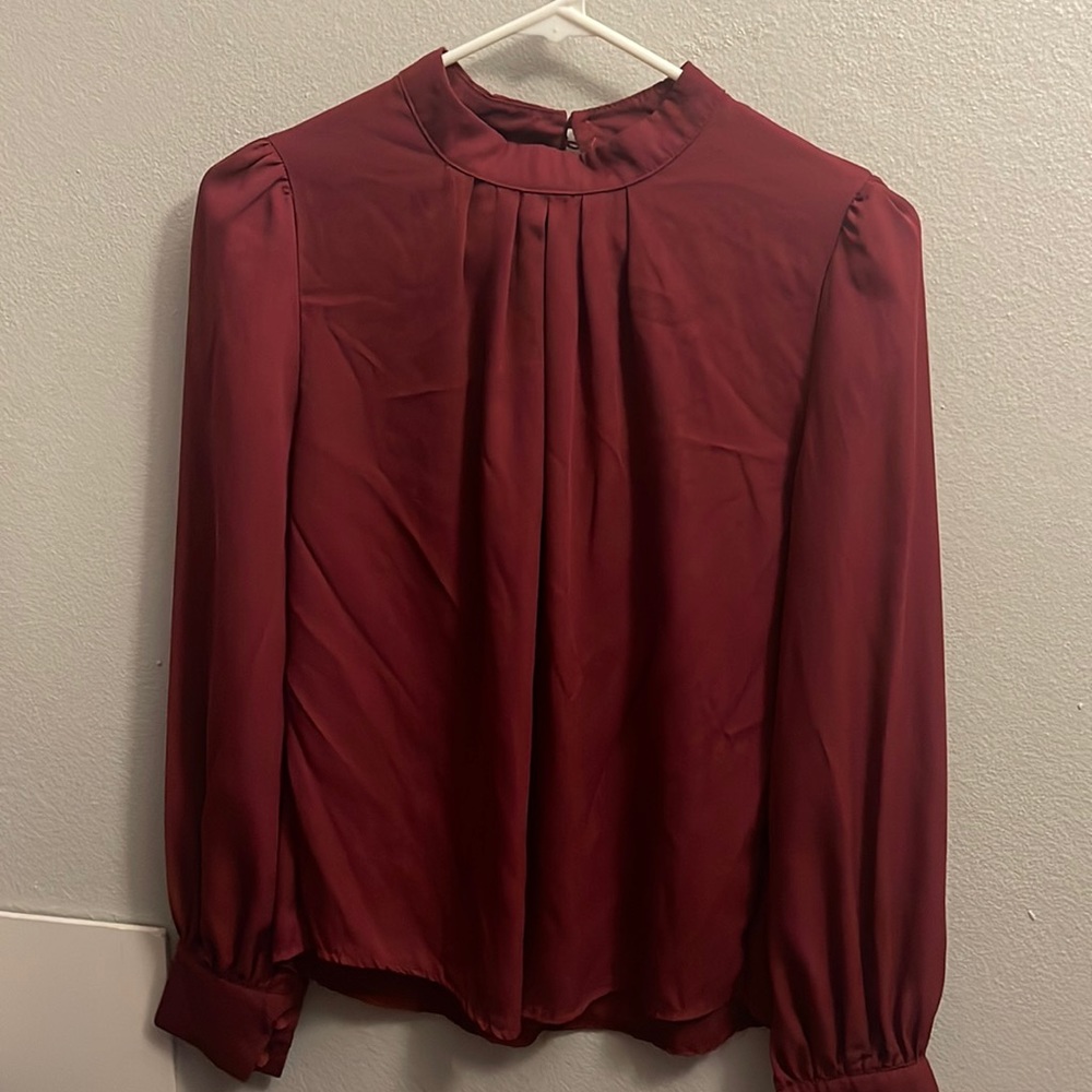 Wine Blouse